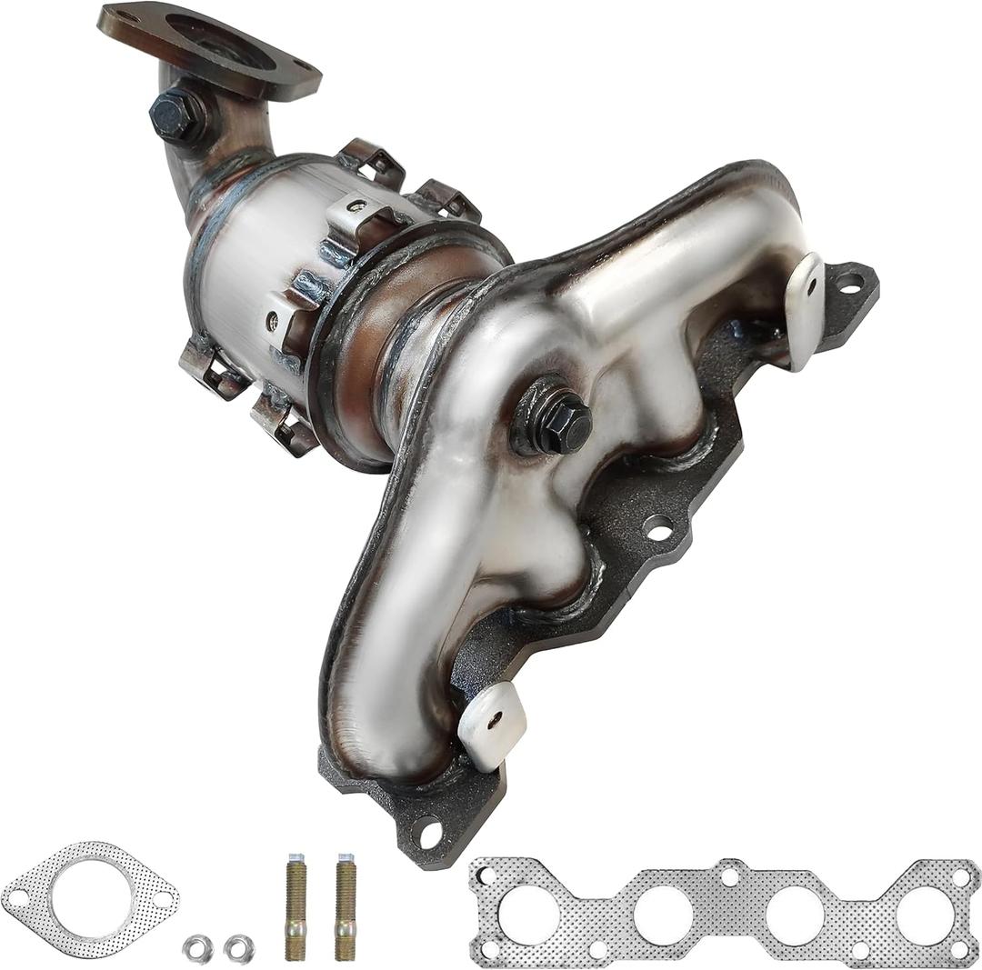 JT Exhaust Catalytic Converter Compatible with 2009 2010 2011 2012 2013 2014 Hyundai Sonata, Kia Optima 2.4L L4 (Standard EPA Grade)