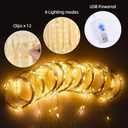 10x10ft Champagne Tulle Backdrop Curtains with Lights String for Parties,Wrinkle Free Sheer Curtain Wedding Photo Backdop Drapes for Baby Shower Birthday Party Photography Home Decorations