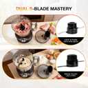 12 Cup Smart Food Processor, Electric Food Chopper Slicer