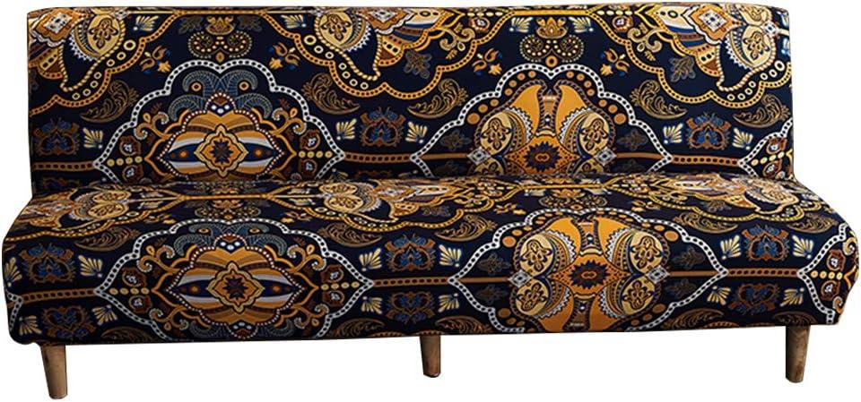 Sofa Cover Armless Elastic Sofa Cover Bed Without Armrests L 150-190 cm;  width: 90-120 cm, 8 pc