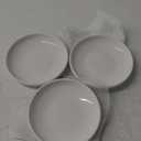 3 PCS Ceramic Cat Bowls, 5.5 in Pet Bowl Cat Dishes for Food and Water, Small Dog Dish(White)