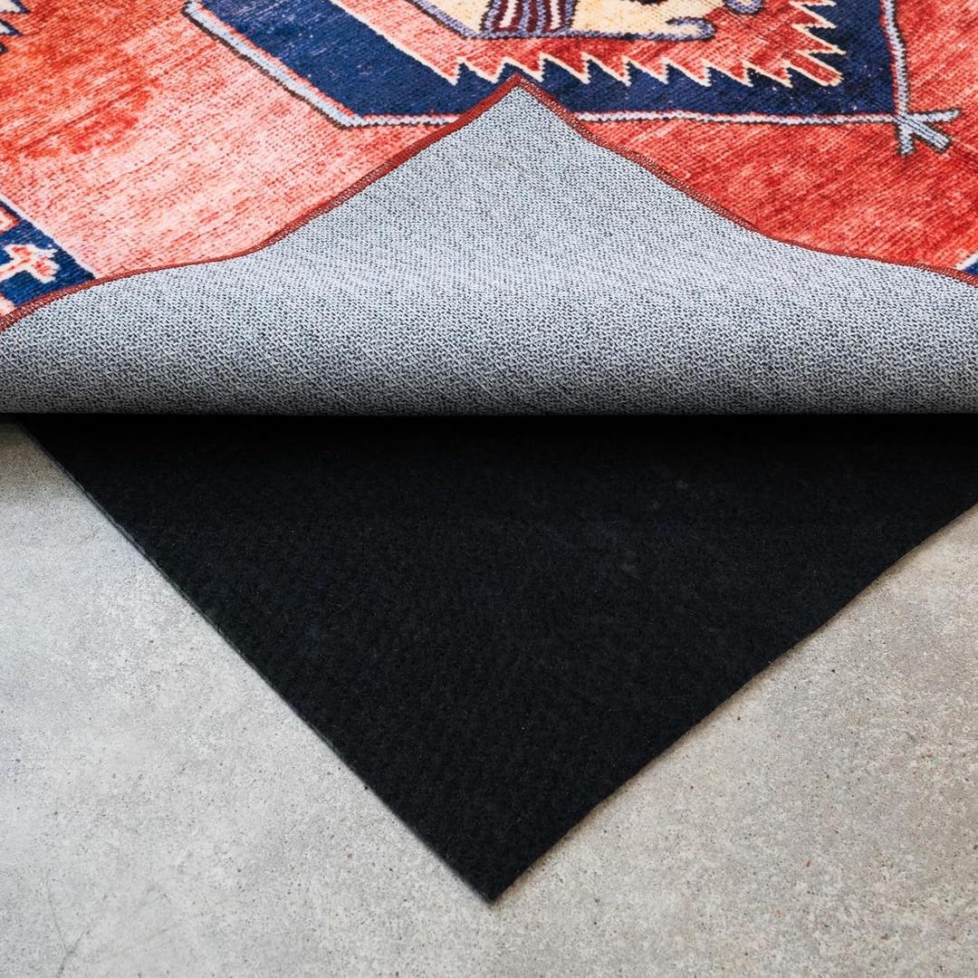 Hold-a-Rug Plush 5' x 7' Nonskid, Nonslip Rug Pad, Reversible Gripper, ¼ Thick, Safe for All Floors and Carpet, Keep Area Rugs Secure