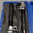 Coil Spring Compressor Tool Automotive Heavy Duty Macpherson Strut Spring Compression Set with Extendable Safety Bracket for Car ATVs Trucks, Max Load.2700LB