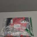 Kolldenn 5 Senses Gift Bags for Him and Her Five Senses Gift Bag with Ribbon Handles and Tissue Paper Present Wrappings for Valentine Wedding Birthday Mothers Day (Black Red,11.8 x 10 x 4 Inch)