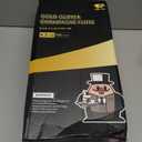 JOLLY CHEF 100 Pack Plastic Champagne Flutes Disposable 4.5 oz Gold Glitter Plastic Champagne Glasses for Wedding, Thanksgiving Day, Christmas