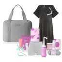 Frida Mom 30pc Pre-Packed Hospital & Diaper Bag Essentials Gift Set, Includes Labor, Postpartum, & Newborn Grooming Kit in One, Easy to Organize with Removable Toiletry Bags, & Suitcase Strap