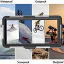 ShellBox Case Diving Case 2nd Gen for iPhone 17/16/15/14/13 Pro Max Plus Air Samsung Galaxy SeriesS25-S20 Ultra, Universal Phones[4.9-6.9 Inch],Snorkeling[15m/50ft] Full Body Protector Black-Purple