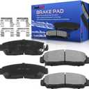 2 Front Ceramic Brake Pads for 2003 2004 2005 2006 2007 2008 2009 2010 2011 Honda Accord, 1999-2008 Acura TL, 2004-2010 Acura TSX, 1999-2004 Acura RL, 2001-2003 Acura CL, 2006-2011 Acura CSX (D787)