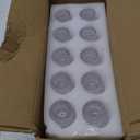 Glasseam Glass Candle Stick Holder: Small Candlesticks for Taper Candles, Bulk Set of 20, Mini Crystal Clear for Wedding Centerpieces Party Decorations