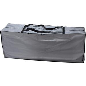 Outdoor Rectangular Cushion/Cover Storage Bag, Protective Zippered Storage Bags with Handles, 60"X20"X28" Grey