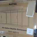 ALOTIKI 64 Gallon Reptile Enclosure 36"x24"x18" Bearded Dragon Reptile Tank