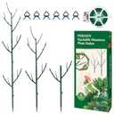 PERSZEN 6 Pack Stackable Monstera Plant Support, Plant Stakes for Indoor and Outdoor Plants Use, Garden Stakes for Climbing and Potted Plants, Pothos, Philodendron