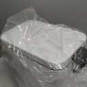 Cesun Small Bathroom Trash Can with Lid Soft Close, Step Pedal, 6 Liter / 1.6 Gallon Stainless Steel Slim Garbage Can for Bedroom, Diaper Waste Basket with Removable Inner Bucket (White)