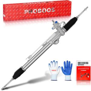 PHOBOOS Hydraulic Power Steering Rack and Pinion Assembly Compatible with Honda Odyssey 2005-2006 V6 3.5L. New Unit, Leak-proof, Direct Bolt-On Fit, Ref. 26-2724