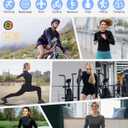 Runhit Women's Long Sleeve Compression Shirt Workout Tops Athletic Base Layer Gym Yoga Running Sports Gear Quick Dry UPF 50+ (White, L)