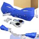 JFG RACING Dirt Bike Handguards,Universal 7/8" 22mm and 1 1/8" 28mm Handlebar Motorcycle Hand Guards for YZ YZF WR XT TTR 125 250 450 Dirtbike Motocross Supermoto ATV Scooter Enduro Ebike-Blue