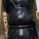 Halloween Decorations - Set of 3 Witches Cauldron Candy Serving Bowls on Rack, Black Plastic Cauldron with Skeletons for Indoor/Outdoor Home/Kitchen Decoration