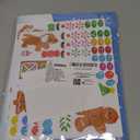 38PCS Make-a-Gingerbread House Stickers for Kids - Christmas Party Game/Craft/Activity/Favor/Supplies - 19 Finished Products