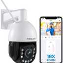 FOSCAM 4MP WiFi PTZ Outdoor Camera, 18X Optical Zoom with Auto Tracking, 2.4/5GHz WiFi Camera for Home Security, Person/Vehicle/Animal Detection, 656ft Night Vision, 350 Pan 90 Tilt, Two-Way Audio
