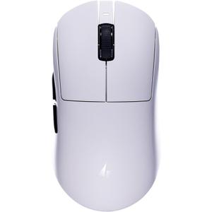 ATK Dragonfly A9 Ultra Max Wireless Gaming Mouse, PAW3395 Ultra Sensor, DPI up to 30,000, 55g Lightweight, 8K Polling, 800 Hr Battery Life, 5 Programmable Buttons, Dual-Mode 2.4G/Wired - White