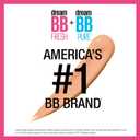 Maybelline Dream Fresh Skin Hydrating BB cream, 8-in-1 Skin Perfecting Beauty Balm with Broad Spectrum SPF 30, Sheer Tint Coverage, Oil-Free, Light, 1 Fl Oz