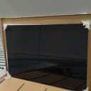 Black Dry Erase Board, 36" x 24" Magnetic Glass Whiteboard for Wall, Black Glass White Board with 1 Marker Tray and 3 Magnets for Office, Home, Classroom