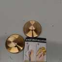 MOTAIPEAK Suction Cup Hooks for Shower,2Pcs Shower Towel Suction Hooks,No Drill Towel Hooks for Bathroom Wall,Kitchen,Glass,Mirror,Tile to Hang Towels,Robes,LoofahChampagne Bronze