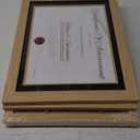 10x13 Picture Frame Set of 4, Made of Real Glass and Natural Oak Frame, 10 by 13 Photo for Wall or Tabletop - Display Picture 8.5x10 with Mat or 10x13 Without Mat