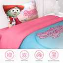 SweetpeaBeauty Kids Bedding Set - Toddler Bed Sheets & Comforter, Soft Twin Sheets, Girls Theme