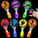 Halloween Party Favors for Kids 36 PCS LED Light Up Finger Lights Halloween Goodie Bag Fillers Stuffers, Glow in The Dark Toys Bulk Halloween Treats Non Candy for Party Classroom Prizes Trick or Treat