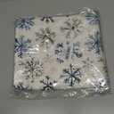 Navy Blue Green Snowflake Christmas Pillow Covers King Size, Soft Bed Throw Pillowcases Breathable Cooling Long Lumbar Body Pillow Sham Cover for Bed Sofa 20 x 40 mas Snowflake Rustic, Size: King 20''x40''