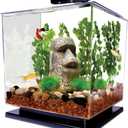 Tetra 3 Gallon Fish Tank, Aquarium Starter Kit with Pedestal Base, LED Light and Filter, For small tropical fish, guppies, goldfish, or betta