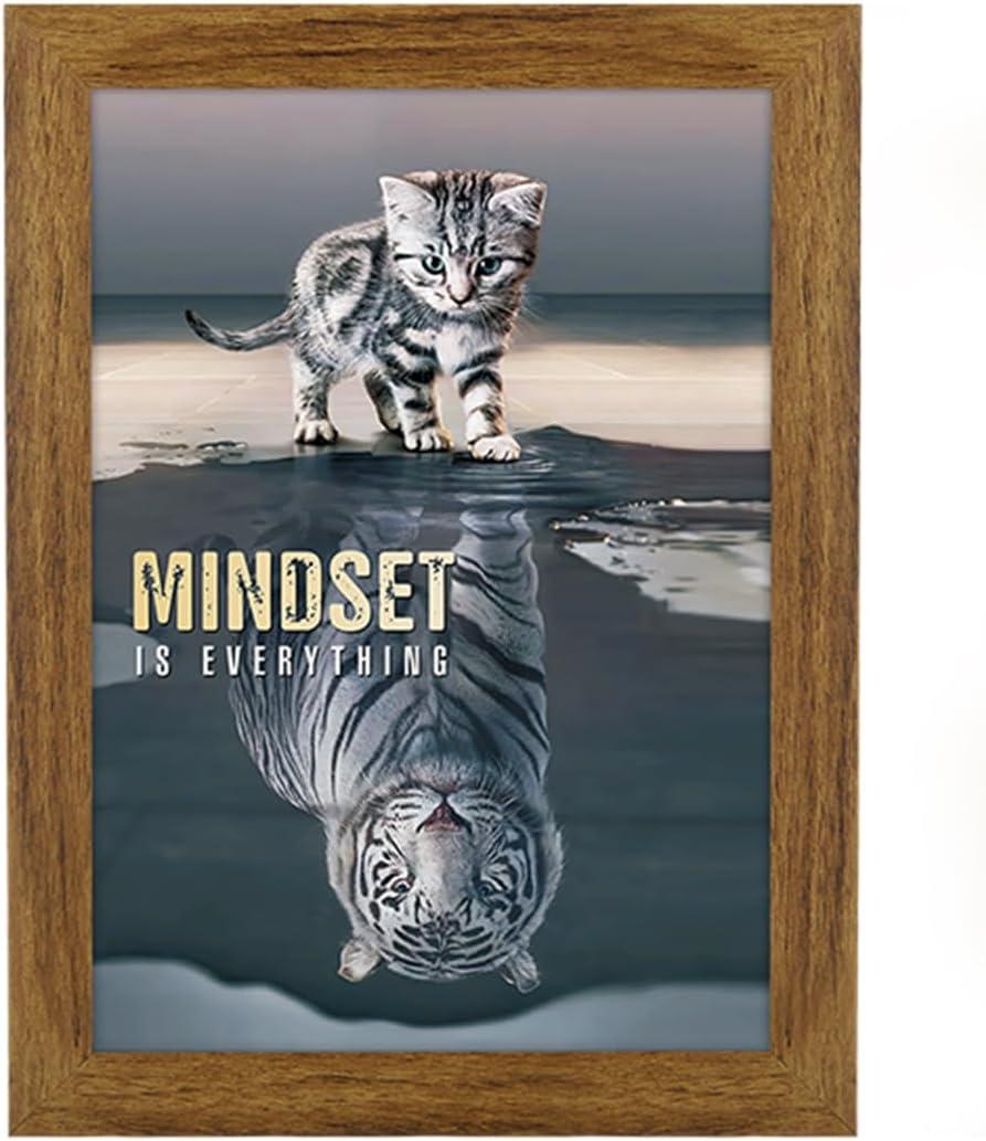 8x12 Picture Frame Rustic Brown, Distressed 12x8 Picture Frame, Pic Hanging Poster Frame, 8 by 12 Gallery Family Portrait Wall Photo Frame Horizontal and Vertical Display for Wall Hanging/Tabletop