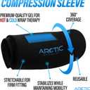 2 Pack - Premium Cold Therapy Compression Ice Sleeve, Knee Ice Pack Wrap for Injuries, Elbow, Quad & Hamstring Relief, Flexible & Reusable Cold Wrap Recovery for Meniscus, ACL, MCL, Ice & Heat Therapy, Size M