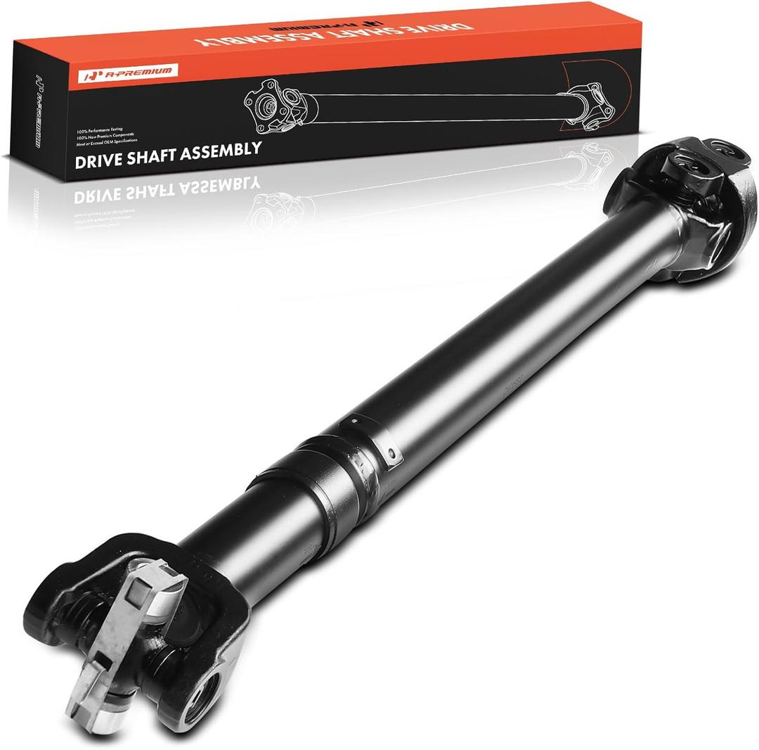 A-Premium Front Complete Drive Shaft Prop Shaft Driveshaft Assembly Compatible with Jeep Cherokee 1987-2001, Comanche 1987-1992, Wagoneer 1987-1990, 4WD Automatic Transmission, Replace# 53005542