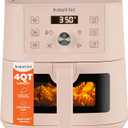 Instant Pot 4Qt VORTEX 6-in-1 Mini Air Fryer, Custom Program Options, Air Fry, Broil, Roast, Dehydrate, Bake, Reheat, Rosewater, 4 Quarts