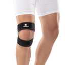 Dual Knee Strap Patella Brace for Knee Pain Relief, Runner’s Knee, Jumper’s Knee, Gym Exercise, Patellar Tendonitis, Osgood-Schlatter (Black, L/XL)