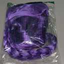 Kids Purple Braided Wig for Girls Child Long Braid Purple Wig Cosplay Synthetic Wigs with Wig Cap