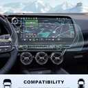 For 2025 Chevrolet Traverse Screen Protector - (2PCS) 2024 2025 Traverse (LS/LT/Z71/RS/High Country) Accessories HD Transparent Protective Nano Film 17.7Inch Navigation Touch Screen Anti-Scratch