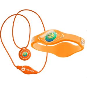 Power Balance Silicone Rubber Wristbands Bracelets Sports and Silicone Pendant Necklace for Men and Women