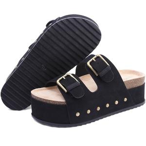 ziitop Womens Sandals Platform Sandals Women Comfortable Beach Essentials Memory Foam Slides for Women