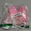 Modacraft Eyelash Extension Supplies Kit for Beginners with USB Air Conditioning Blower 2 Lash Tweezers, 100 Mascara Brushes, 50 Micro Applicators 50 Ring Cup Holders, 2 Tapes 10 Eye Gel Pads