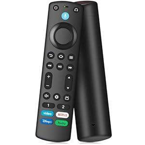 Replacement Voice Remote for All Series, TV Cube/ Stick, Compatible with Stick (2nd/ 3rd Gen) 4K Max/ 4K/ Stick Lite/ Stick HD, Omni Series, Insignia/ Toshiba/ Pioneer Smart TV