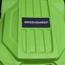 Walk Behind Manual Push Floor Sweeper - 5 Gallon Capacity - Easy Storage - Outdoor Use - Additonal Heavy Duty Brush Set