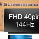 SCREENARAMA New Screen Replacement for HP pn N13295-001 (40pin 144Hz) FHD 1920x1080 IPS LCD LED Display with Tools and Tape