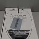 KOHLER 4636-RL-0 Cachet ReadyLatch Elongated Toilet Seat Slow Close, Soft Close Toilet Seat Quiet Lid, Contoured Grip-Tight Bumpers Installation Hardware, Apartment Essentials, White