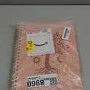 Hardcover Spiral Notebook 8.5" x 11" with 5 Removable Dividers 300 Pages Leather 5 Subject Notebook College Ruled 100GSM Large Spiral Notebooks for Work Thick Lined Journal for Women, Pink