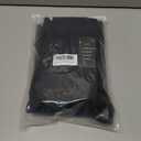 QooNoo Women Fleece Lined Tights High Waisted Pantyhose Opaque Black Sheer Translucent Winter Warm Leggings Shapewear (Black, L)