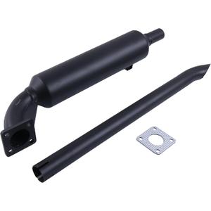 DVPARTS Muffler and pipe W/Gasket 15532-12050 67800-53410 for Kubota B20