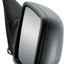 Passenger Right Side Door Mirror Electric Heated Glass Power Folding Textured Back Cover with Turn Signal Light and Puddle Light for Ram 1500 2500 3500 2009-2019, 1500 Classic 2019-2024, Standard